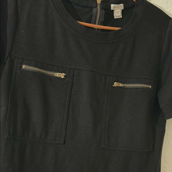 J. Crew Black and Gold Sheath Mini Dress - Picture 4 of 11